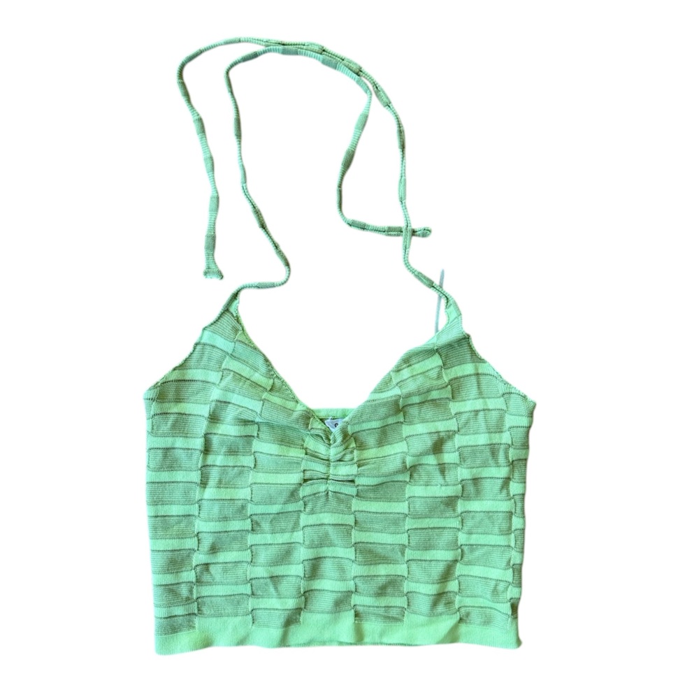 Garage Green Halter Top